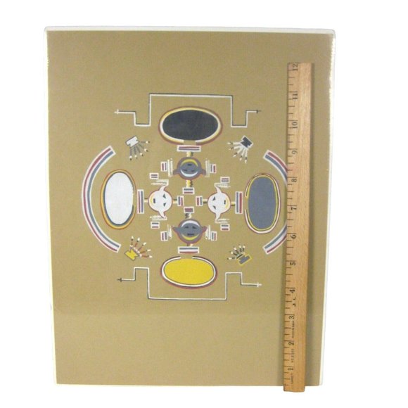 Sand Painting Print Poster on Paper Size 13 x 10 inch Art Native American - Picture 4 of 5